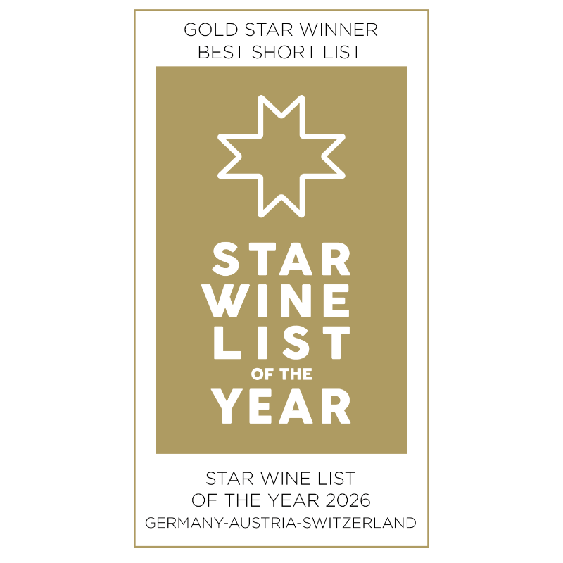 Starwinelist Gold Die Auszeichnung Gold für Best Short List Weine.
