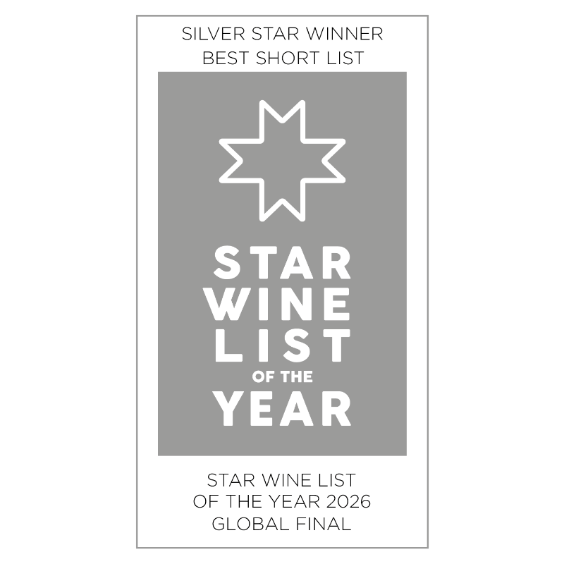 Starwinelist Silver Die Auszeichnung Silber für Global Best Short List Weine.