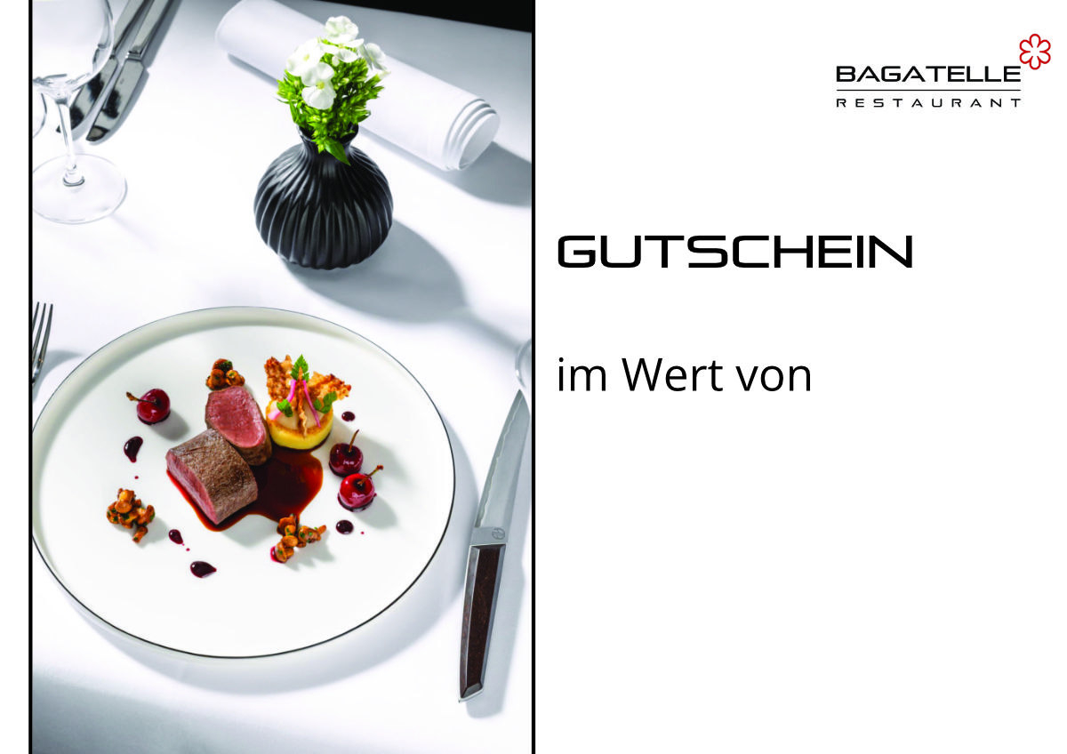 Gutschein_Bagatelle Der Gutschein für die Bagatelle